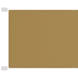 Auvent vertical Beige 180x800 cm Tissu oxford 