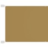 Auvent vertical Beige 180x800 cm Tissu oxford 
