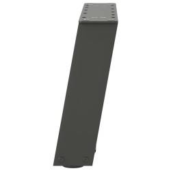 Pieds de table basse en U 2 pièces Anthracite 40 x (30-31) cm Acier 