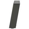 Pieds de table basse en U 2 pièces Anthracite 40 x (30-31) cm Acier 