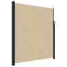 Auvent latéral rétractable beige 220x300 cm 