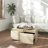 Table basse chêne sonoma 90x50x41,5 cm bois d'ingénierie 