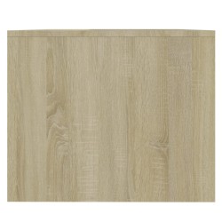 Table basse chêne sonoma 90x50x41,5 cm bois d'ingénierie 