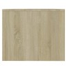 Table basse chêne sonoma 90x50x41,5 cm bois d'ingénierie 