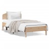 Cadre de lit sans matelas 90x200 cm bois de pin massif 