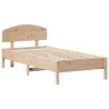 Cadre de lit sans matelas 90x200 cm bois de pin massif 