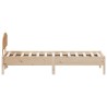 Cadre de lit sans matelas 90x200 cm bois de pin massif 