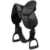 Ensemble de selle Pony 10" Noir 