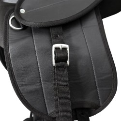 Ensemble de selle Pony 10" Noir 