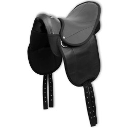 Ensemble de selle Pony 10" Noir 