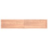 Dessus de table marron clair bois chêne massif traité 