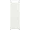 Portant de bois chauffage blanc 90x28x90 cm 