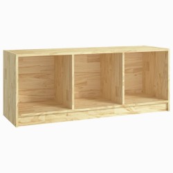 Meuble TV 104x33x41 cm bois de pin massif 
