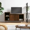 Meuble TV Chêne marron 100x35x55 cm Bois d'ingénierie 