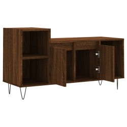 Meuble TV Chêne marron 100x35x55 cm Bois d'ingénierie 