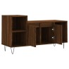 Meuble TV Chêne marron 100x35x55 cm Bois d'ingénierie 