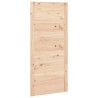 Porte de grange 90x1,8x204,5 cm Bois massif de pin 