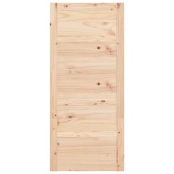 Porte de grange 90x1,8x204,5 cm Bois massif de pin 