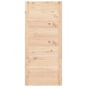 Porte de grange 90x1,8x204,5 cm Bois massif de pin 