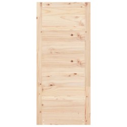 Porte de grange 90x1,8x204,5 cm Bois massif de pin 