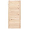 Porte de grange 90x1,8x204,5 cm Bois massif de pin 