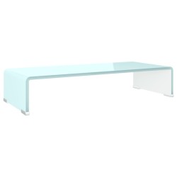 Meuble TV/Support pour moniteur 60x25x11 cm verre vert 