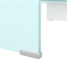 Meuble TV/Support pour moniteur 60x25x11 cm verre vert 