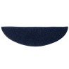 Tapis d'escalier auto-adhésifs 20 pcs marine 56x17x3 cm 