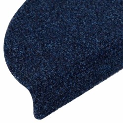Tapis d'escalier auto-adhésifs 20 pcs marine 56x17x3 cm 