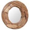 Miroir décoratif Teck 60 cm Rond 