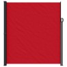 Auvent latéral rétractable rouge 220x600 cm 