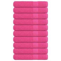 Serviettes 10 pcs rose 100x200 cm 360 g/m² 100% coton 
