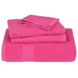 Serviettes 10 pcs rose 100x200 cm 360 g/m² 100% coton 