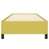 Cadre de lit sans matelas vert 80x200 cm tissu 