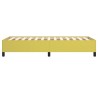 Cadre de lit sans matelas vert 80x200 cm tissu 