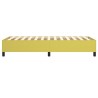 Cadre de lit sans matelas vert 80x200 cm tissu 