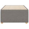Cadre de lit sans matelas taupe 80x200 cm tissu 