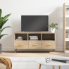 Meuble TV chêne sonoma 102x36x50 cm bois d'ingénierie 