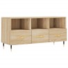 Meuble TV chêne sonoma 102x36x50 cm bois d'ingénierie 