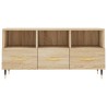 Meuble TV chêne sonoma 102x36x50 cm bois d'ingénierie 