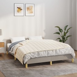 Couverture lestée Crème clair 152x203 cm 11 kg Tissu 