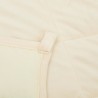 Couverture lestée Crème clair 152x203 cm 11 kg Tissu 