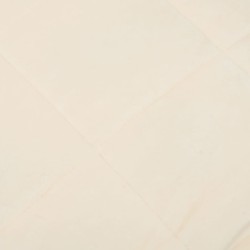 Couverture lestée Crème clair 150x200 cm 11 kg Tissu 