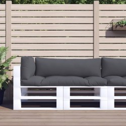 Coussins de palette lot de 3 anthracite tissu 