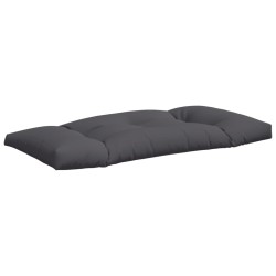 Coussins de palette lot de 3 anthracite tissu 