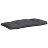 Coussins de palette lot de 3 anthracite tissu 