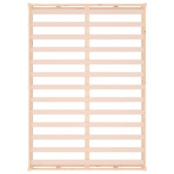 Cadre de lit sans matelas 150x200 cm bois massif 