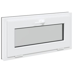 Fenêtre sous-sol RISOR 80x40 cm inclinable 3vitrages anthracite 