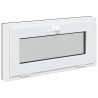 Fenêtre sous-sol RISOR 80x40 cm inclinable 3vitrages anthracite 