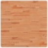 Dessus de table 70x70x1,5 cm carré bois massif de hêtre 
